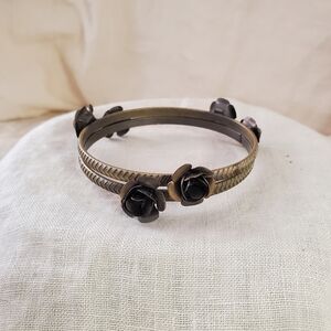 Vintage Pair of Brass Bangles